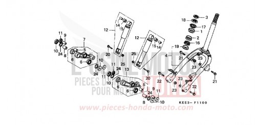 GABEL, VORNE SJ100X de 1999